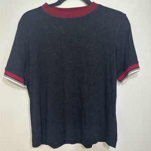 Mango Contrast Trim Tee